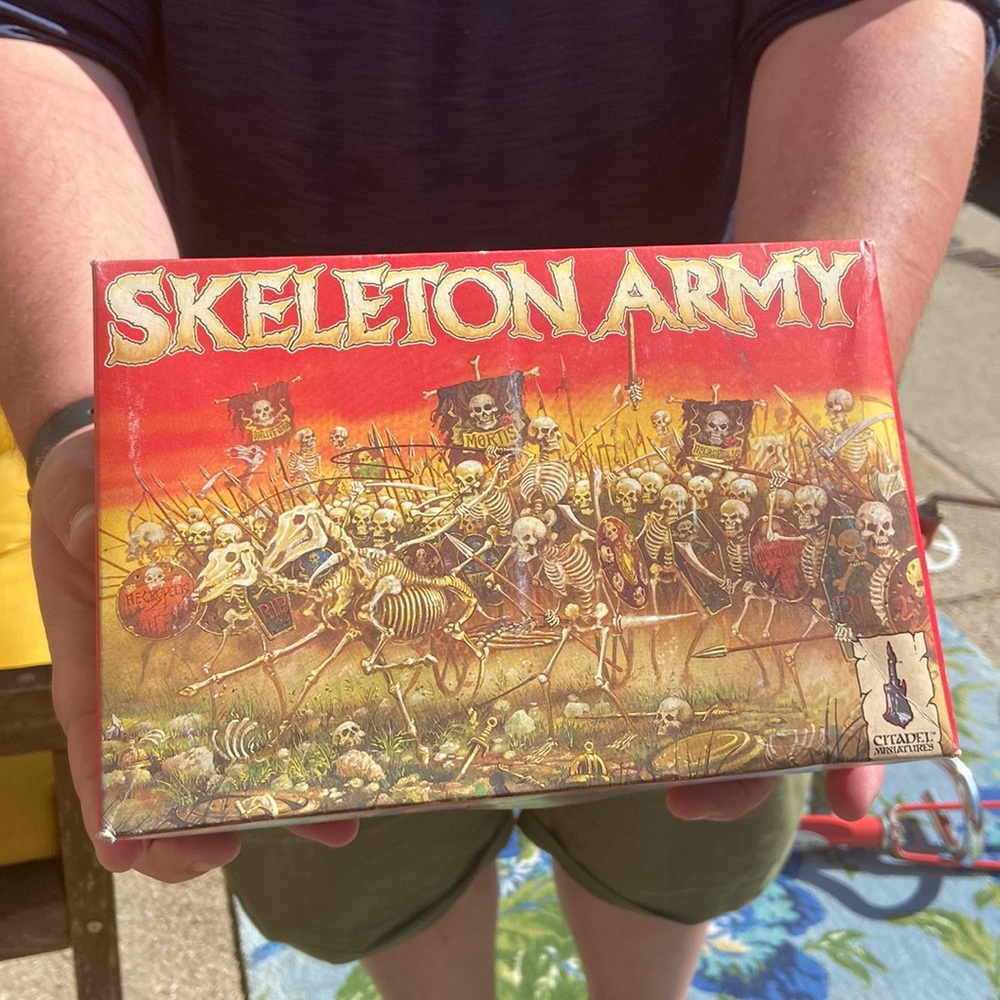 Vintage 1988 Skeleton Army